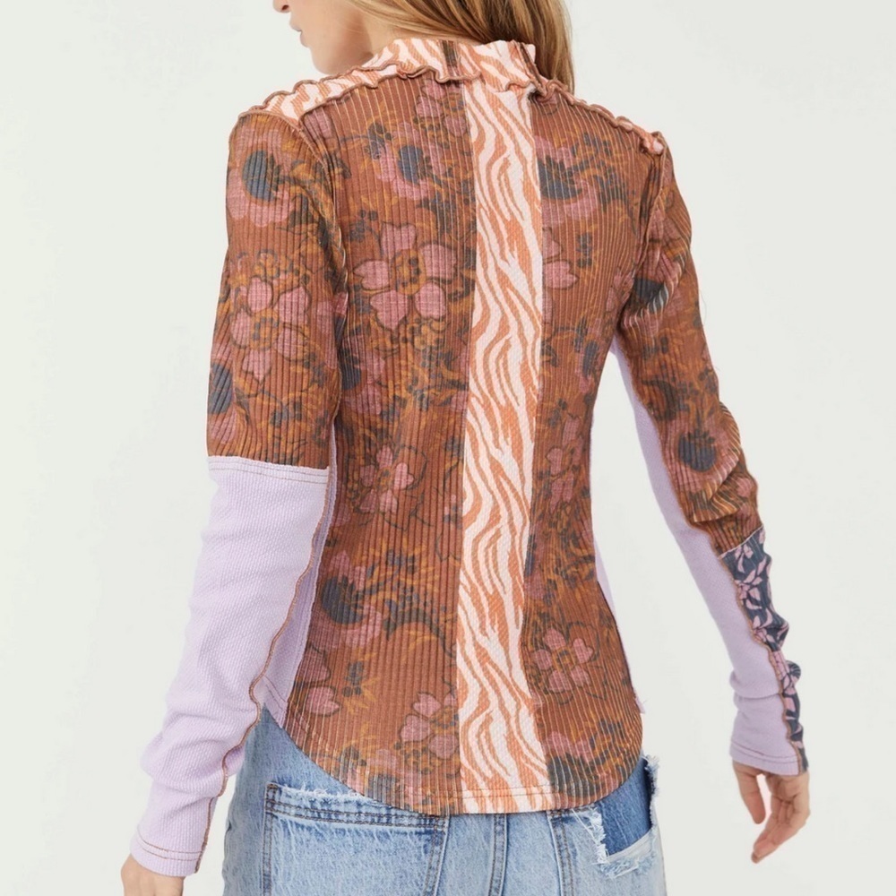 FREE PEOPLE Meadow Mix Long Sleeve Top - Picture 3 of 6